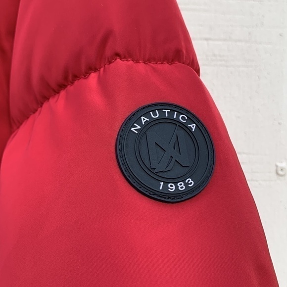 NAUTICA Red Puffer Jacket - Picture 2 of 16